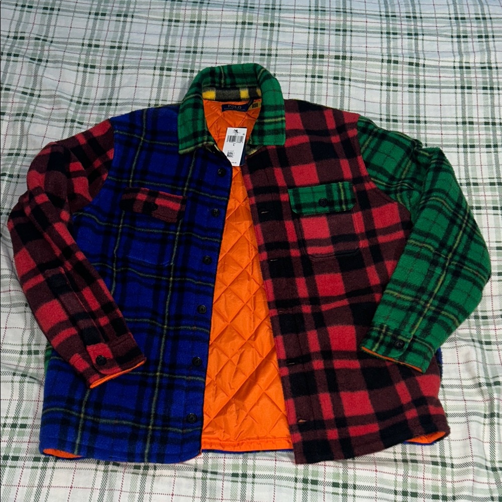 Polo Ralph Lauren Blue, Green, and Red Plaid Jacket